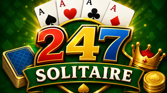 247 Solitaire — browser game website preview
