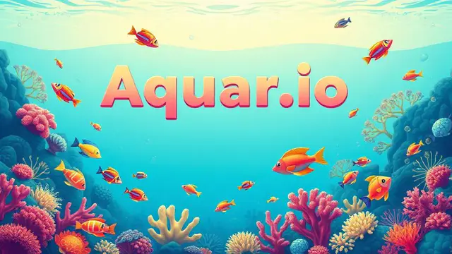 Aquar.io — browser game website preview