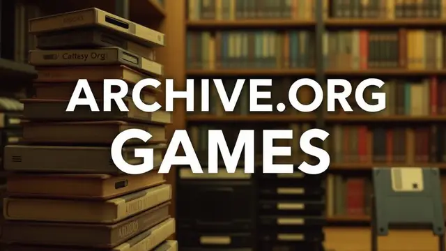 Archive.org Games — browser game website preview