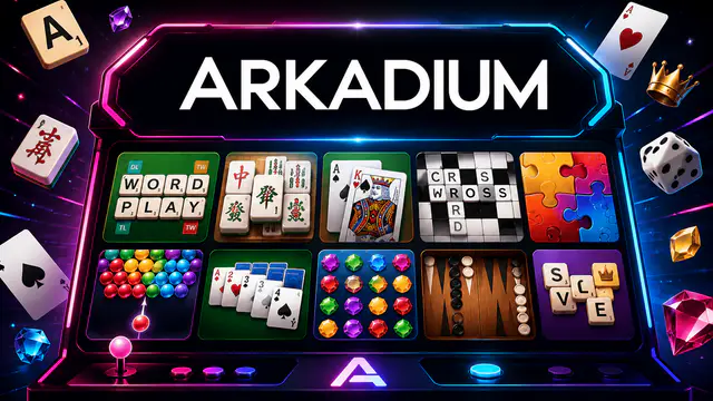 Arkadium — browser game website preview