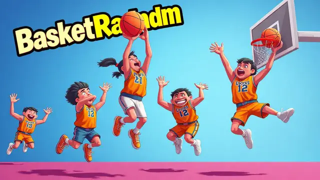 BasketRandom — browser game website preview