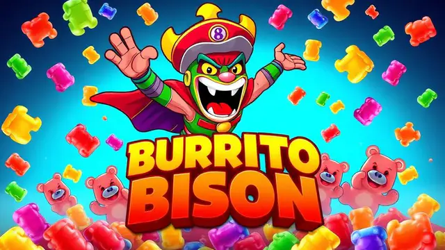 BurritoBison — browser game website preview