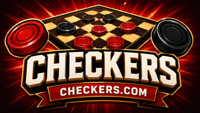 Checkers — browser game website preview