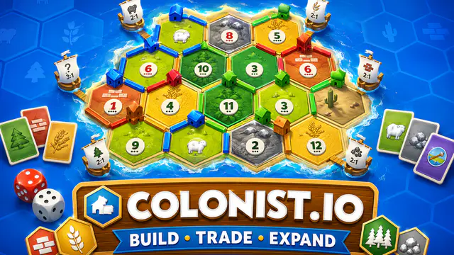 Colonist.io — browser game website preview