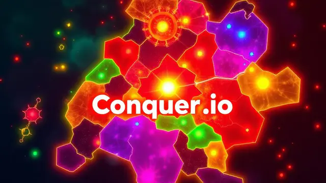 Conquer.io — browser game website preview
