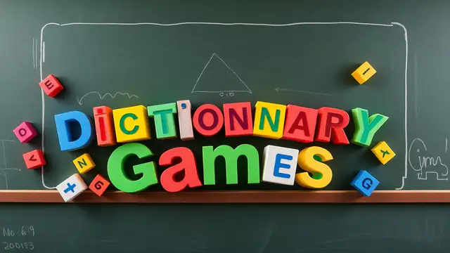 DictionaryGames — browser game website preview