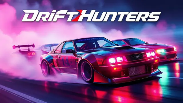 DriftHunters — browser game website preview