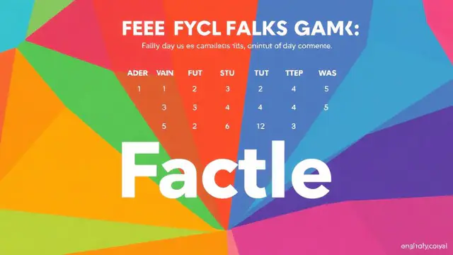 Factle — browser game website preview