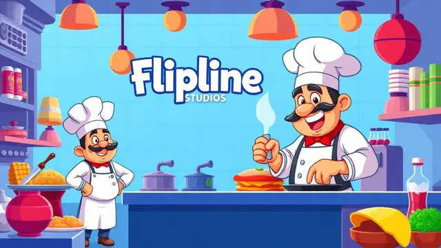 Flipline Studios — browser game website preview