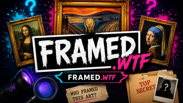 Framed.wtf — browser game website preview