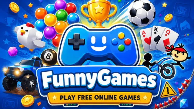 FunnyGames — browser game website preview