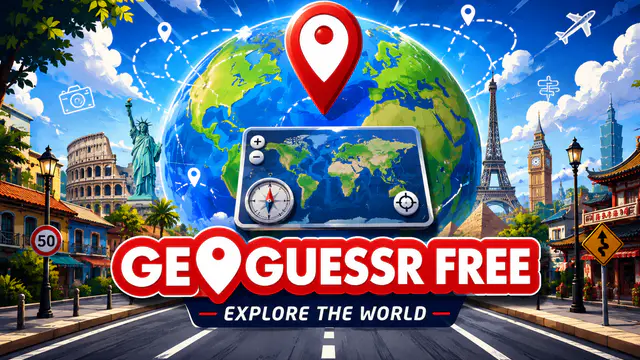 GeoGuessr (free) — browser game website preview