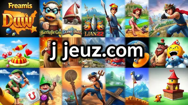 Jeux.com — browser game website preview