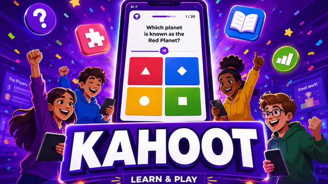 Kahoot — browser game website preview