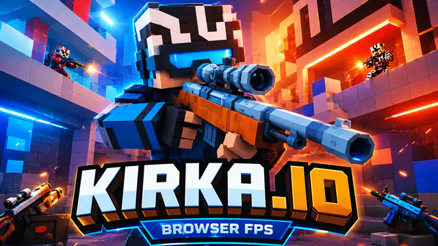 Kirka.io — browser game website preview