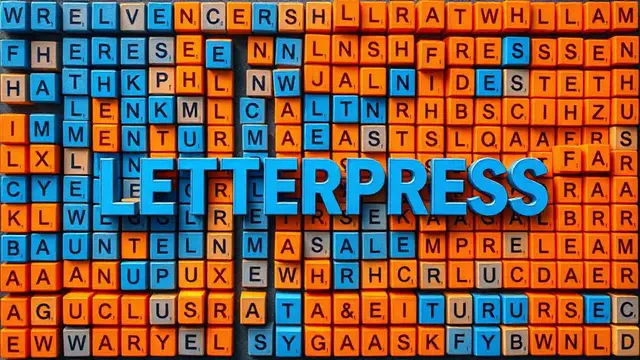 Letterpress — browser game website preview