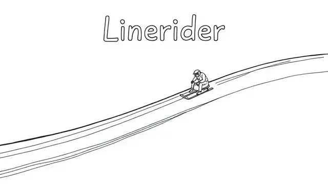 Linerider — browser game website preview