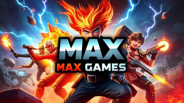 Max Games — browser game website preview
