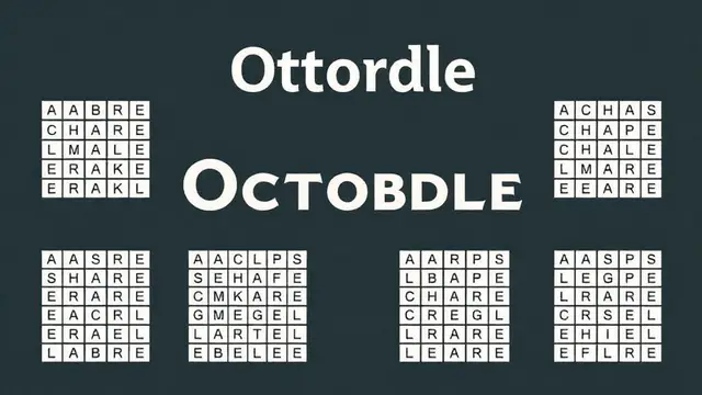 Octordle — browser game website preview