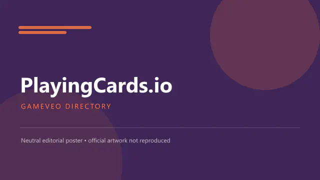 PlayingCards.io — browser game website preview
