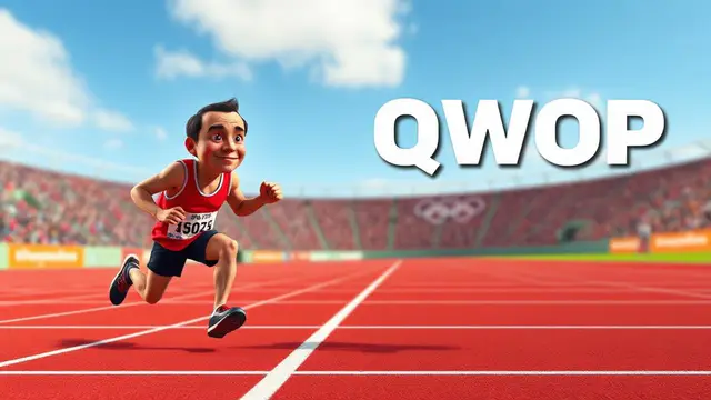 QWOP — browser game website preview