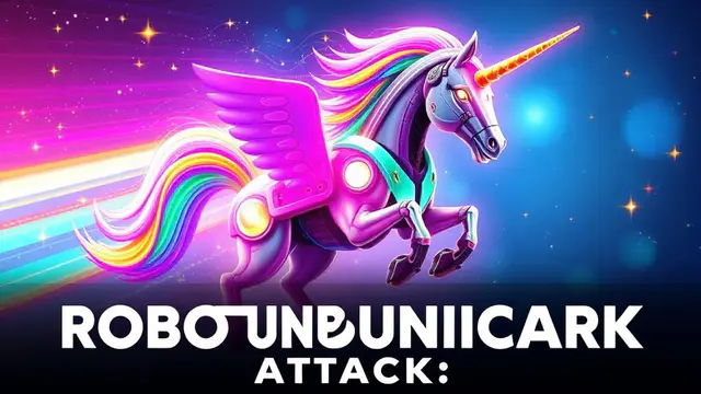 RobotUnicornAttack — browser game website preview