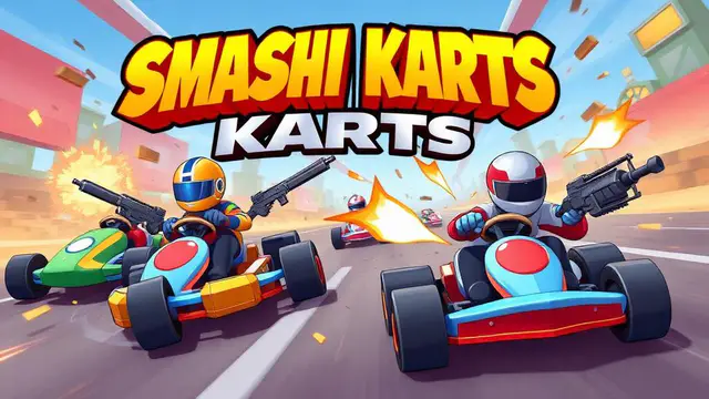 Smash Karts — browser game website preview