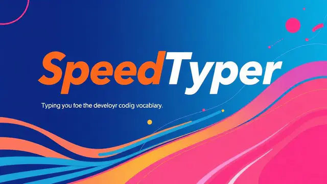SpeedTyper — browser game website preview