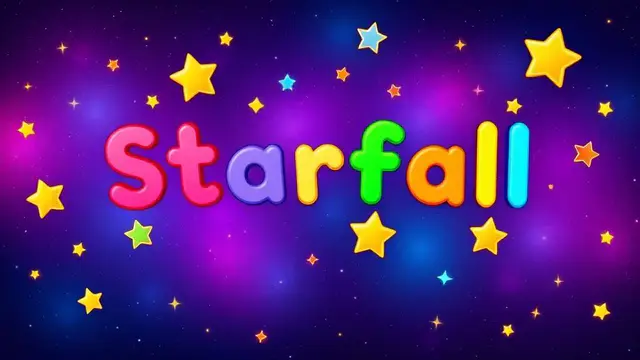 Starfall — browser game website preview
