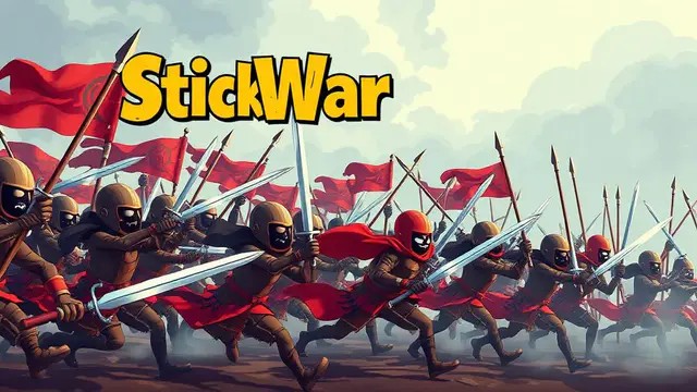 StickWar — browser game website preview