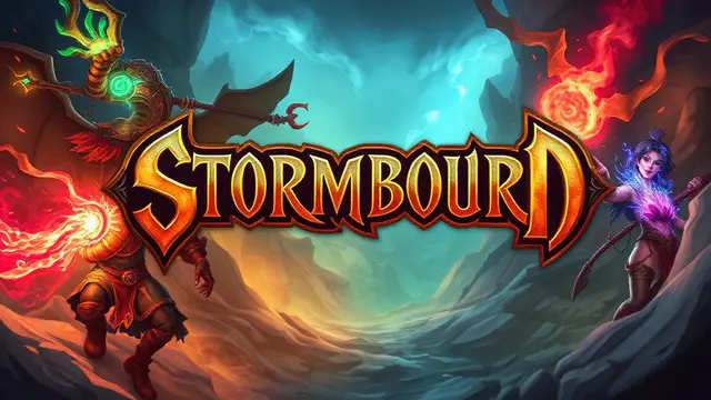 Stormbound — browser game website preview
