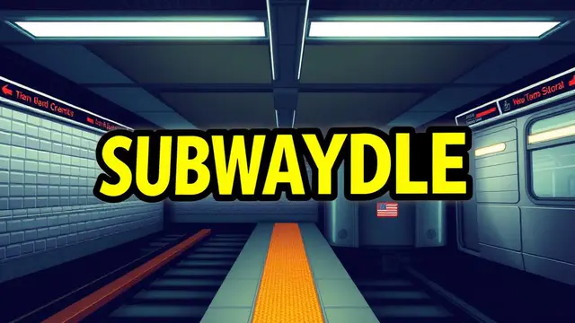 Subwaydle — browser game website preview