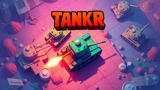 Tankr.io — browser game website preview