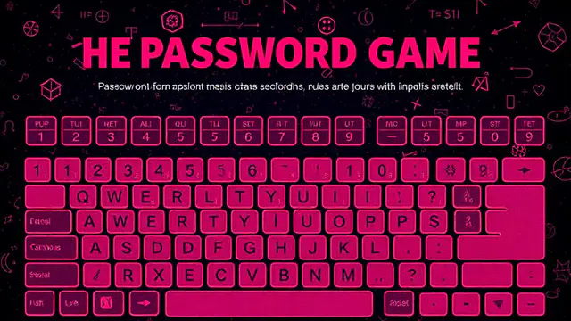 The Password Game — browser game website preview
