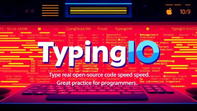 TypingIO — browser game website preview